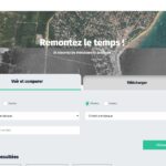 Capture d'écran du site remonteletemps.ign