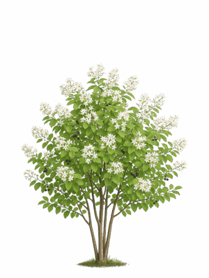 Amélanchier – Amelanchier lamarckii -Face