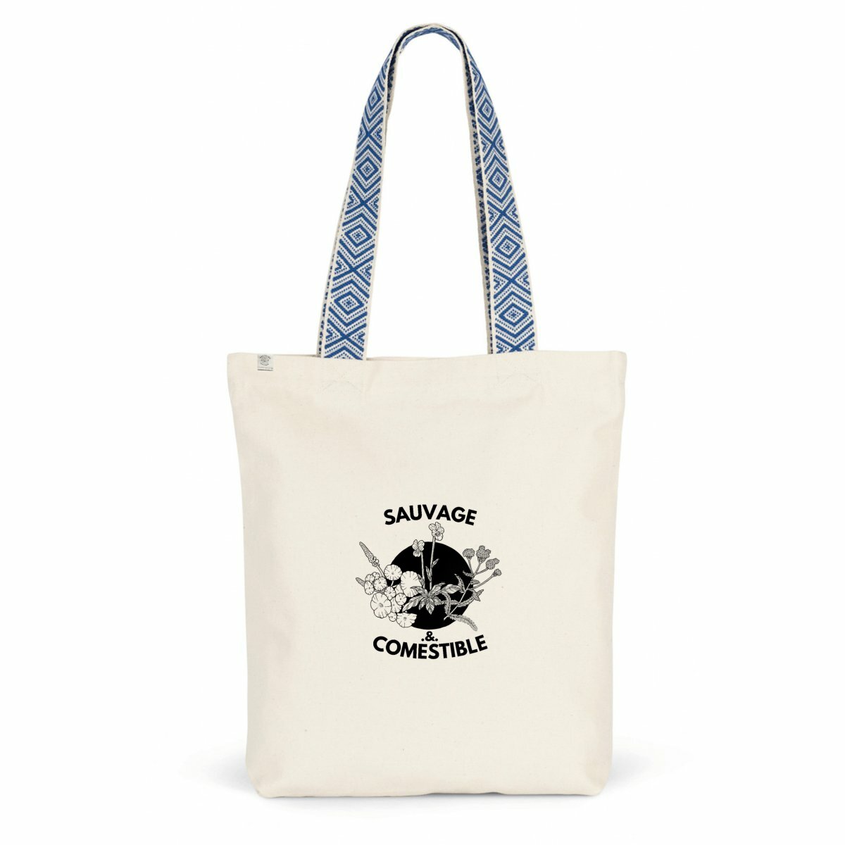 Tote bag « Sauvage & Comestible » – coton recyclé