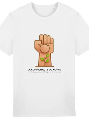 face_0_0 T-shirt Unisexe Bio – Communauté du Noyau