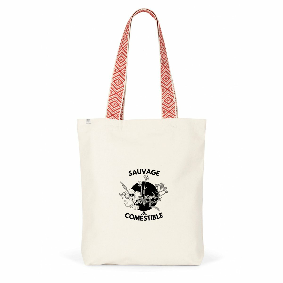 Tote bag « Sauvage & Comestible » – coton recyclé