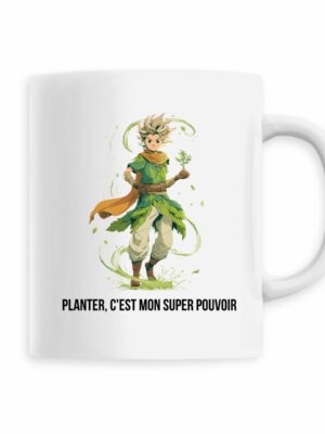 face_5_0 Mug “Planter, c’est mon super-pouvoir” – 330 ml