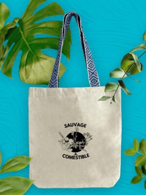 Tote bag « Sauvage & Comestible » – coton recyclé