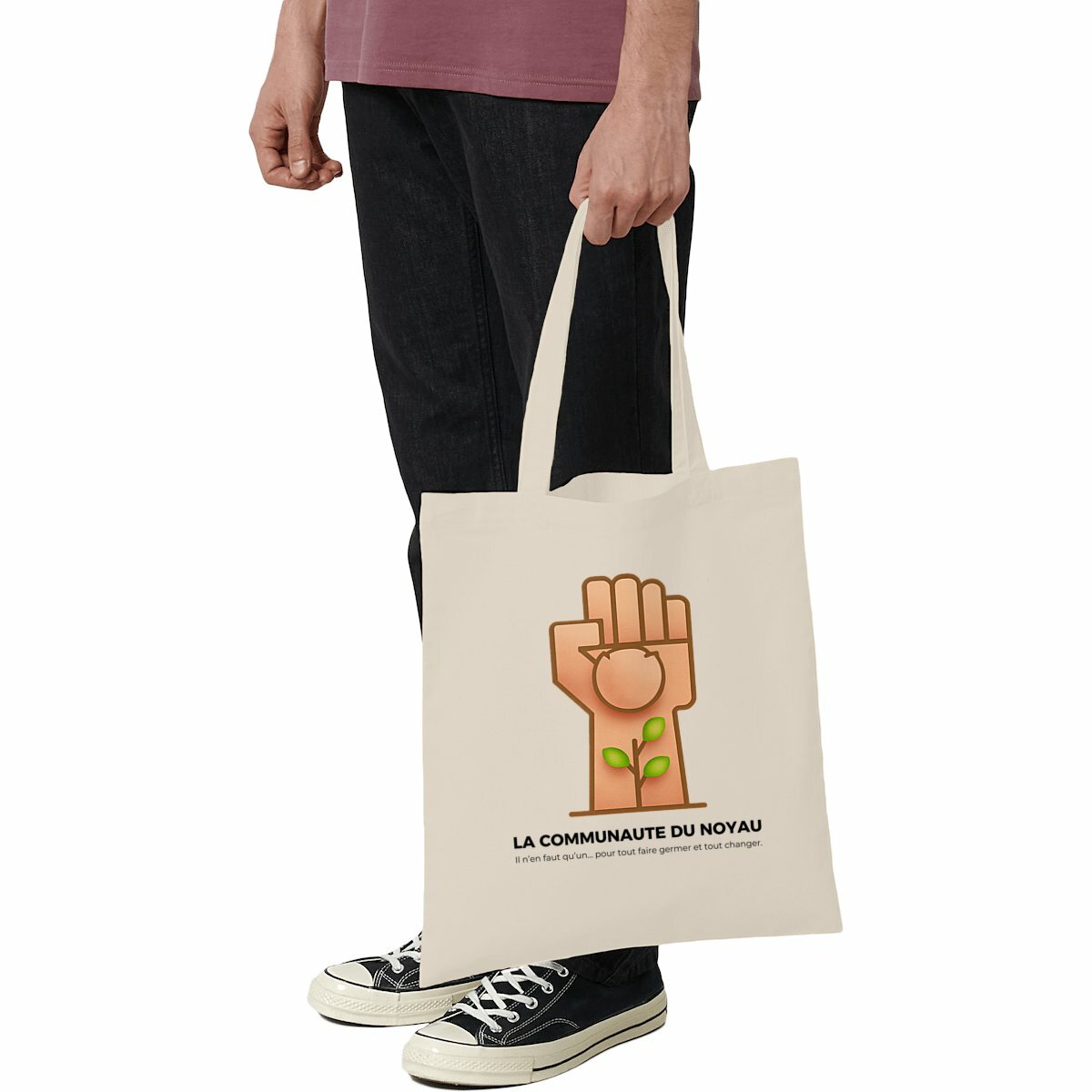 Tote Bag Bio – La Communauté du Noyau